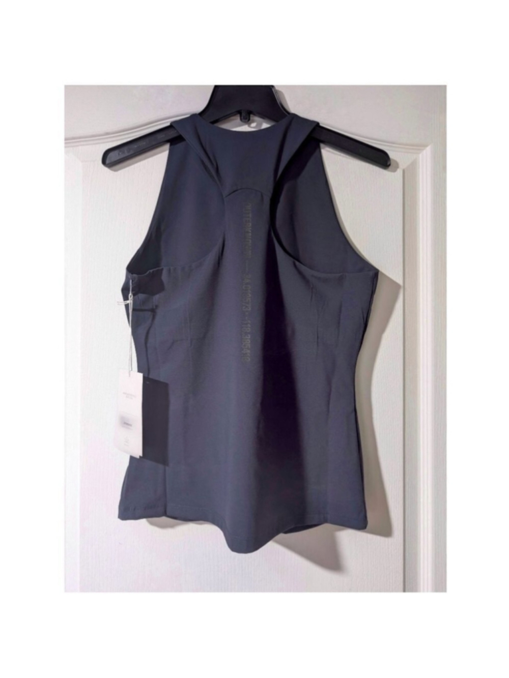 NWT Outerknown | Active Racerback Tank In Navy - Picture 3 of 14